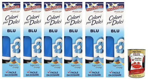 Paneangeli Paneangeli Farben für Süßigkeiten blau Eine praktische Tube zum Blaufärben von Bonbons für tolle Dekorationen. 10 g italienisch Original