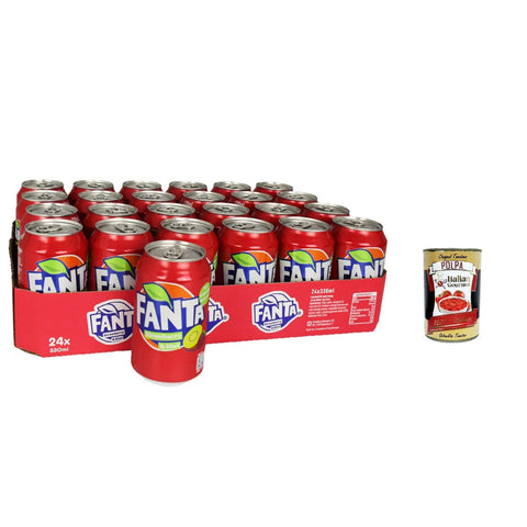 Fanta Strawberry & Kiwi 48x330ml Original italienisch Getränk