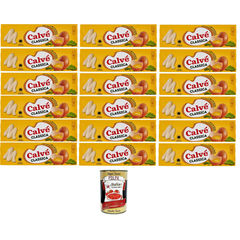 calvè Calvé Calve Klassik Mayonnaise mayonaise Soße Sauce Mayo Imbiss Fritten 18x150ml Original italienisch