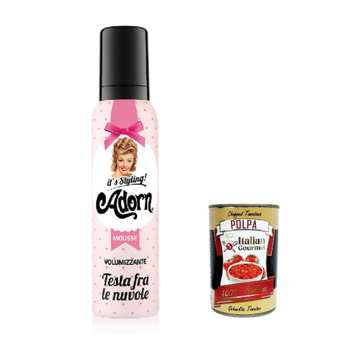 Adorn Testa fra le nuvole, volumizzante, Vintage Volumisierungsmousse 150 ml mousse,Haarschaum italienisch Original