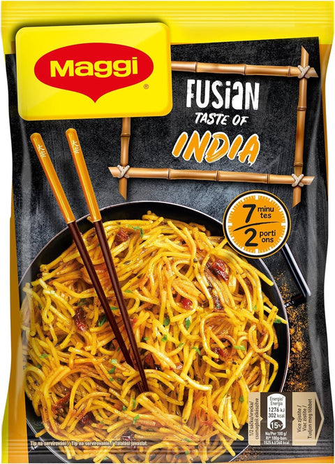 MAGGI Fusian Taste of India Instantnudeln mit Gewürzen 6x118g Original italienisch Pasta