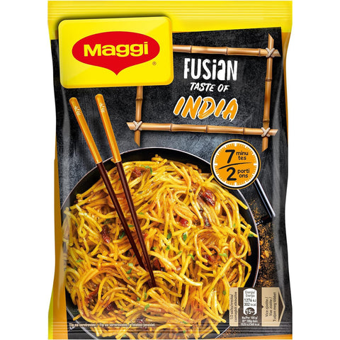 MAGGI Fusian Taste of India Instantnudeln mit Gewürzen 6x118g Original italienisch Pasta