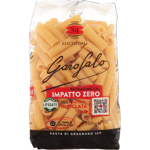 Elicoidali N. 34 Neapolitanische Hartweizengrieß Packung mit 500 g Pasta IGP Nudeln & Pasta italienisch Original