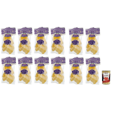 Il Vecchio Pastificio di Gragnano Pasta Caccavelle Gragnano IGP Nudeln aus Hartweizengrieß von höchster Qualität 12x 500g italienisch Original