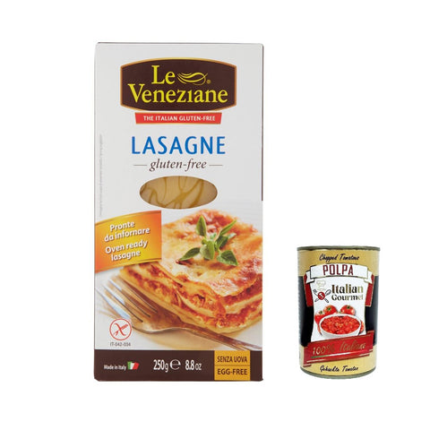 Le Veneziane lasagne senza glutine, lasagne gluten 12x Original italienisch Pasta