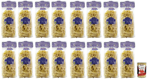 Italian Gourmet Nudeln & Pasta 16x Il Vecchio Pastificio di Gragnano Pasta Caserecce,Gragnano IGP-Nudeln aus Hartweizengrieß von höchster Qualität 500g + Italian Gourmet Polpa di Pomodoro 400g Dose 8033406260459