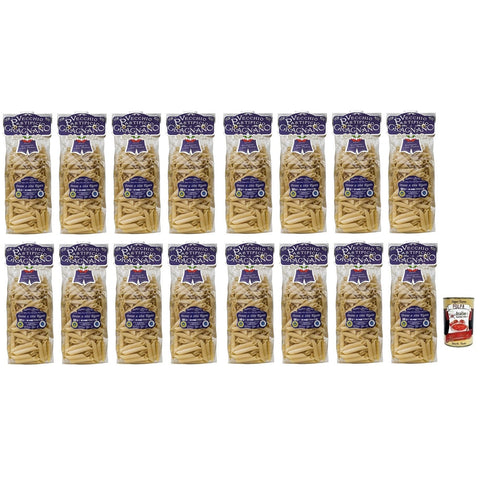 Il Vecchio Pastificio di Gragnano Pasta Penne a Zita Rigate Gragnano IGP Nudeln aus Hartweizengrieß von höchster 16x 500g italienisch Original