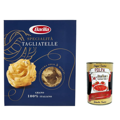 Pasta Barilla Specialità Tagliatelle 100% italienisch Nudeln pack 500 g 20x italienisch Original + kostenlos polpa 400 g