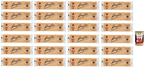 Italian Gourmet Nudeln & Pasta 24x Pasta di Gragnano Bronze Zeichnung Vermicelli N°10 Nudeln 500g + Italian Gourmet Polpa di Pomodoro 400g Dose 8032804040014