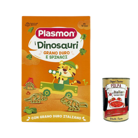Plasmon pasta i Dinosauri Grano Duro e Spinaci 250 g Nudeln & Pasta italienisch Original
