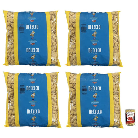 De Cecco Mezzi Rigatoni Pasta di Semola di Grano Duro Nudeln aus Hartweizengrieß 3 Kg Packung italienisch Original
