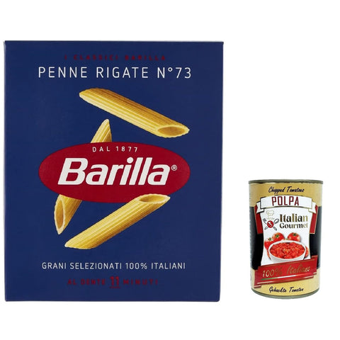 Pasta Penne rigate Nr. 73, 100% italienisch Nudeln 500 g pack Nudeln & Pasta Original