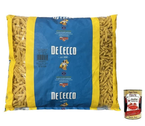 Italian Gourmet Nudeln & Pasta De Cecco Casareccia Pasta di Semola di Grano Duro Nudeln aus Hartweizengrieß 3Kg Packung + Italian Gourmet Polpa di Pomodoro 400g Dose 8001250180889