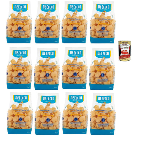 DE CECCO Le Specialità Lumaconi Rigati N°123, 100% Pasta Nudeln 12x500g Original italienisch