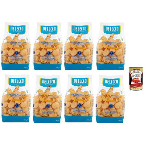 De Cecco Le Specialità Lumaconi Rigati N°123 100% Italienisch Pasta Nudeln 8x500 g italienisch Original + kostenlos Polpa 400 g