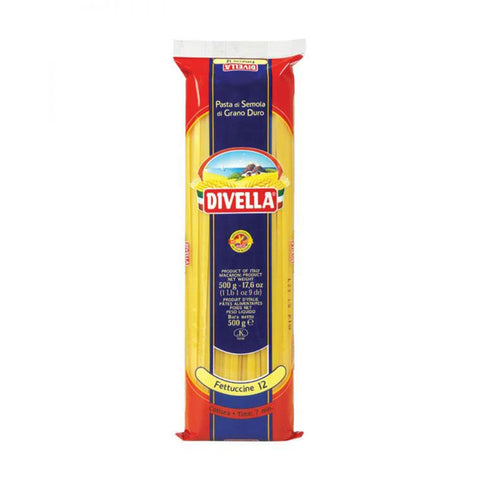 Divella Fettuccine n°12 Hartweizengrieß Pasta Italienische Nudeln 500 g Packung Nudeln & Pasta italienisch Original