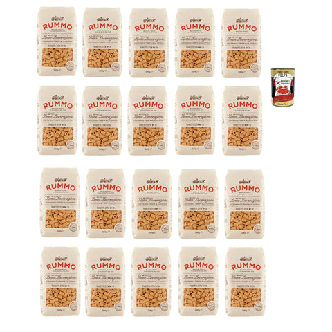 Rummo Tubetti zita n° 31 Pasta Lenta Lavorazione Teigwaren aus Hartweizengrieß Bronze Zeichnung 20x 500 g italienisch Original