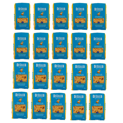 Testpaket Pasta De Cecco 10x Penne Lisce N° 40 Nudeln 500 g + 10x Penne rigate N. 41 Nudeln & Pasta italienisch Original