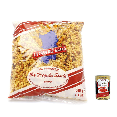 La Casa del Grano Fregola Kugelpasta groß, 500 g Pasta & Saucen italienisch Original