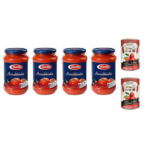 Barilla Sugo Pronto Arrabbiata Fertige Soße Italienische Tomate 4x400g Original italienisch Sauce