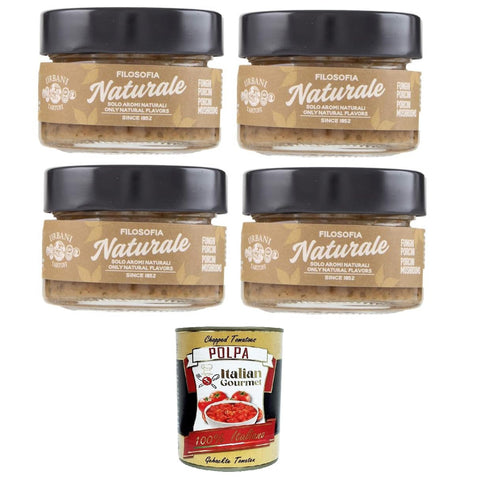 Urbani Filosofia Naturale Battuto di Funghi Porcini Gehackte Steinpilze 4x80g Original italienisch Pesto