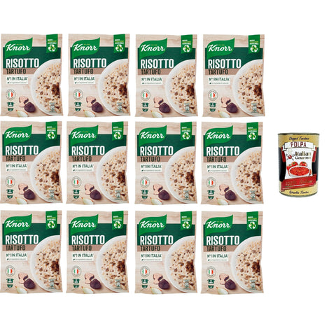 Knorr Risotto mit Trüffel, Fertigrisotto mit natürlichen Zutaten 12x175g Original italienisch Reis