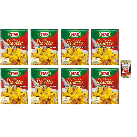 Star Il Mio Risotto Funghi Porcini e Zafferano Cremiges Reis mit Steinpilze und Safran 100% Fertiggerichte 8x175g Original italienisch