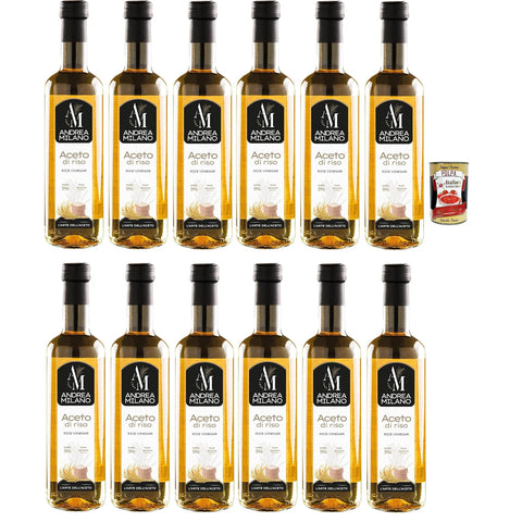 Andrea Milano Aceto di Riso, Reisessig 12x500ml Original italienisch