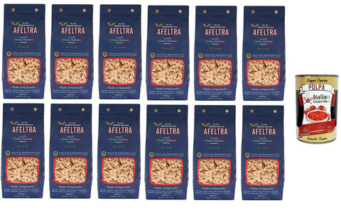 Italian Gourmet Reiswaffeln Afeltra Pasta di Gragnano I.G.P Fusillone I.G.P. Grießnudeln 12x 500gr + Italian Gourmet polpa 400g 8032804040014