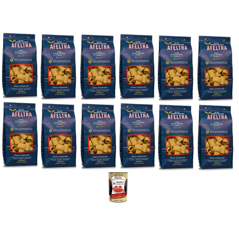 PASTA Afeltra di Gragnano I.G.P Paccheri I.G.P. Grießnudeln 12x500g Original italienisch Pasta