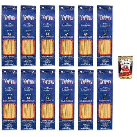 Afeltra Pasta di Gragnano I.G.P Spaghetti I.G.P. Grießnudeln 12x 500 gr Reiswaffeln italienisch Original