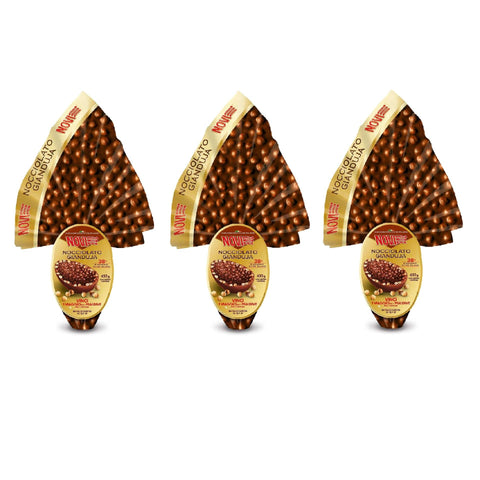 Italian Gourmet Riegel 3x Novi Uovo Nocciolato Gianduja Gianduja-Haselnuss-Osterei 450g