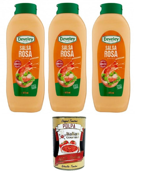 Salsa Rosa Soße TOPDOWN 3x 875 ml Salsas italienisch Original