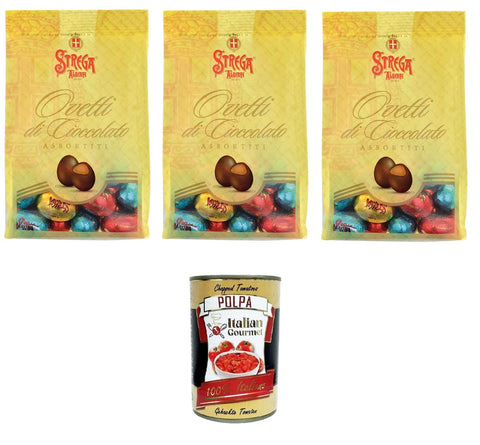 Strega Alberti Ovetti di Cioccolato assortiti Verschiedene Schokoladeneier 3x200 g italienisch Original