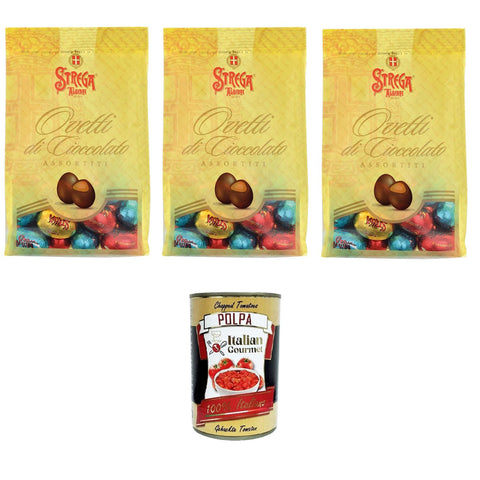 Strega Alberti Ovetti di Cioccolato assortiti Verschiedene Schokoladeneier 3x200 g italienisch Original