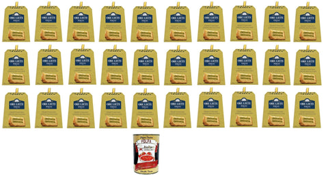 Italian Gourmet Schokoladenaufstrich Ore Liete Panettoncino Crema al Pistacchio Pistaziencreme-Panettone 30x 100gr + Italian Gourmet polpa 400g 8032804040014