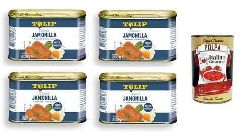 Tulip Jamonilla Tulip Jamonilla,Schinken und Schweinefleisch 4x200 gr italienisch Original