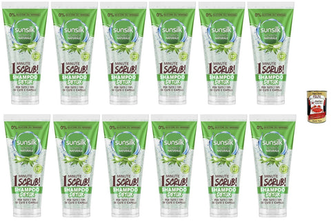 Sunsilk Detox Shampoo, Aloe Vera Haarpeeling, Peeling Shampoo für dehydrierte Kopfhaut und Haare italienisch Original
