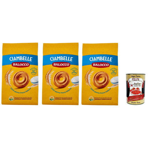 Balocco Ciambelle Kekse zum Frühstück biscuits cookies kuchen 3x350g Original italienisch