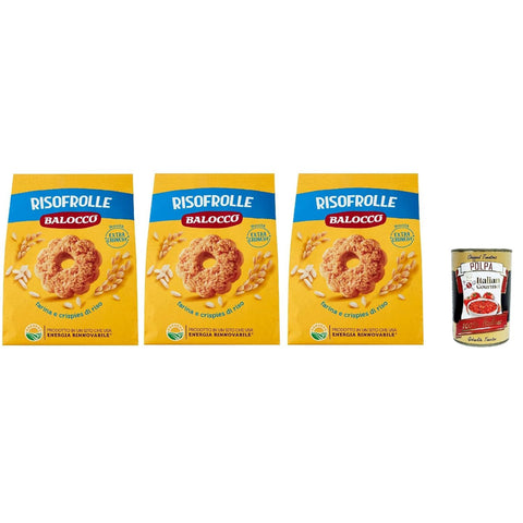 Balocco Risofrolle Biscotti con farina di riso e latte fresco italiano Kekse mit Reismehl und frischer italienischer Milch biscuits cookies 100% Italienische