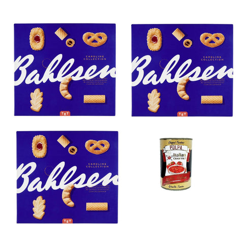 Caroline Collection Packung traditioneller Desserts und Kekse (Deloba Delice Waffeletten Minis Kipferl Butterblätte) Kekse 3x322 g italienisch Original + kostenlos