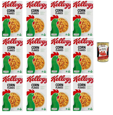 Italian Gourmet Snack Kuchen & Backwaren Corn Flakes Knusprige goldene und leckere ohne Palmöl ohne Farbstoffe ohne künstliche Aromen 12x 500g + Italian Gourmet polpa 400g 8032804040014