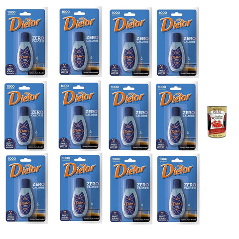 Dietor MyDietor Natürlicher flüssiger Süßstoff 0 kcal, Glutenfrei, gluten 1 Stk Original italienisch Gebäck
