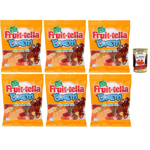 Fruittella Snack Kuchen & Backwaren Fruittella Orsetti, Caramelle Gommose, Probieren Sie verschiedene Früchte mit Fruchtsaft, glutenfrei, 6x 175 g, um immer mit Ihnen zu tragen italienisch Original 8032804040014