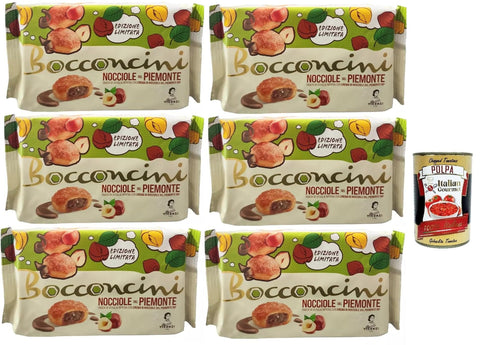 Matilde Vicenzi millefoglie Bocconcini con Crema alle Nocciole IGP, Blätterteigbacken 6x100g Original italienisch Gebäck