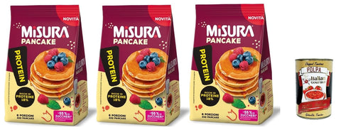 Misura Protein Pancake, Proteinreiche Pfannkuchen 3x200g Original italienisch Gebäck