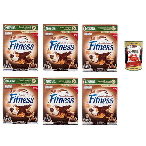 Nestle Nestlé FITNESS Cioccolato Fondente, Dunkle Schokolade 6x375g Original italienisch Gebäck