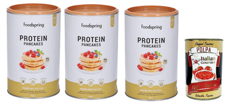 Neutral Protein Pancake, Pfannkuchen 3x 400 g Neutral Protein Zubereitung für Pfannkuchen Glutenfrei italienisch Original