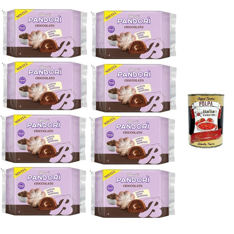 Bauli Pandori' Cioccolato, Pandorì Schokolade weiche Pasta Pandoro 8x178g Original italienisch