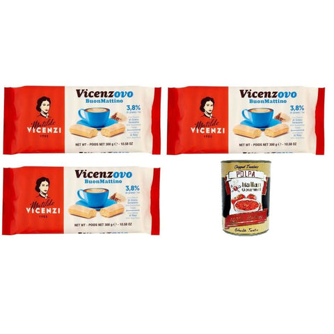 Matilde Vicenzi Vicenzovo I Savoiardi BuonMattino 3x300 gr Snacks italienisch Original